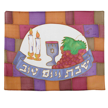 Picture of כיסוי חלה - ציור על משי - כותל - CSY-7 | יאיר עמנואל